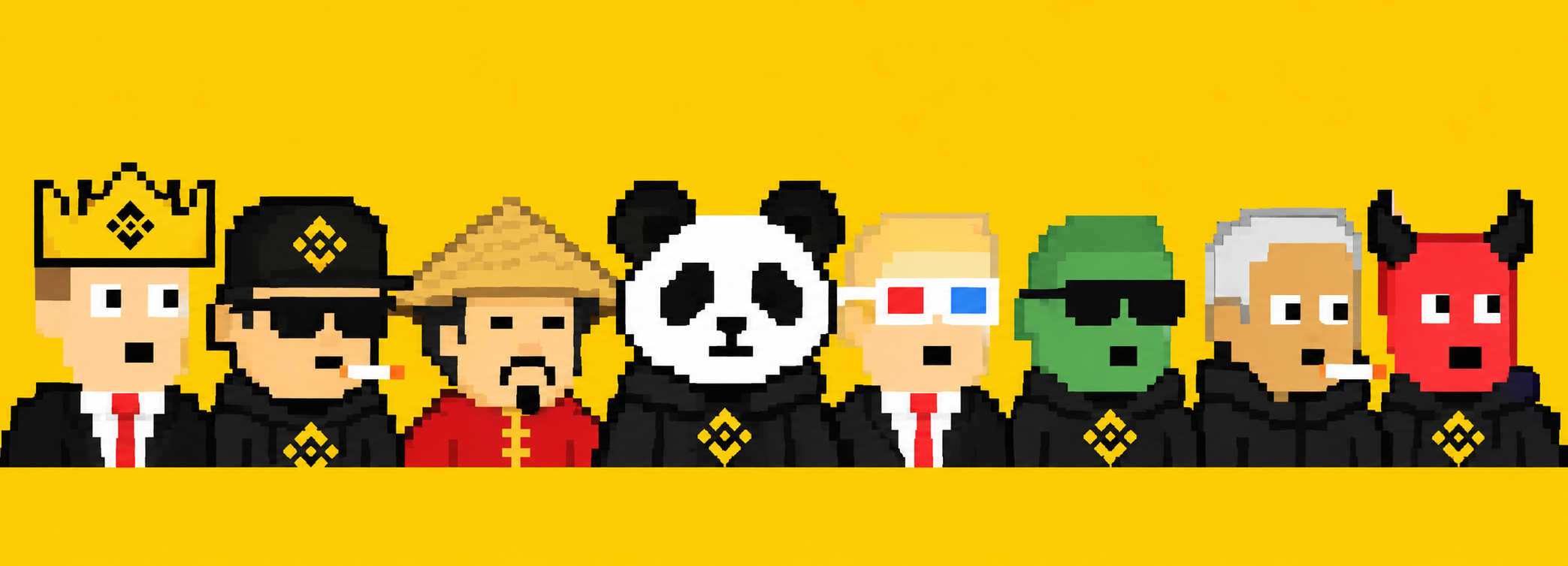 Pixel BROKE STONKERS characters